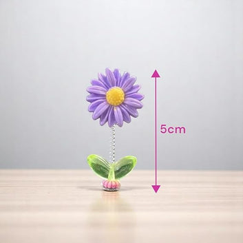 Resin Car Dashboard Decor Flower