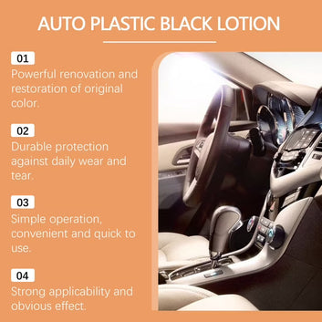 Auto Plastic Black Lotion 100 ml Pack of 2