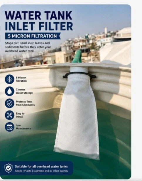 Water Tank Inlet Filter – 5 Micron Sediment Filter-Buy 1 Get 3 Free
