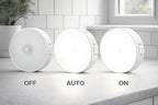 Motion Sensor Light for Home with USB Charging Wireless Self Adhesive LED Night Light(Pack Of 4)